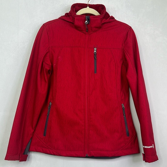 Free Country Jackets & Blazers - Free Country Chico Lightweight Water Resistant Full Zip Red Active Jacket